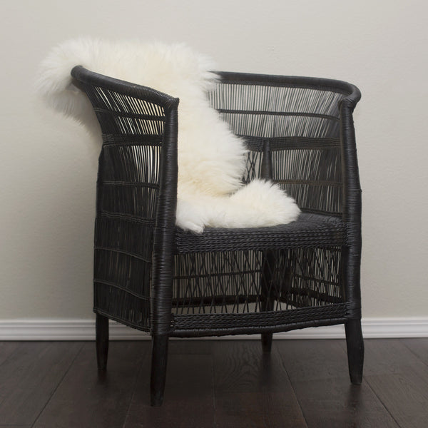 Woven Malawi Chair - Black