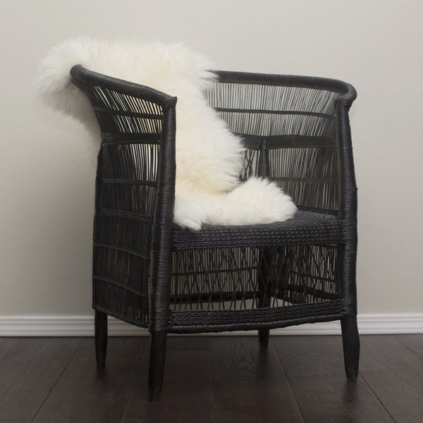 Set of 2 Woven Malawi Chairs - Black or mix & match