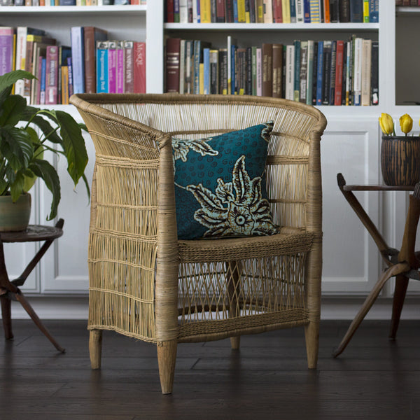 Woven Malawi Chair - Natural Cane Finish