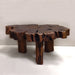 3-Leg Reclaimed African Live Edge Coffee Table