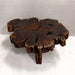 3-Leg Reclaimed African Live Edge Coffee Table