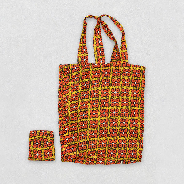 African Wax Print Shopping Bag