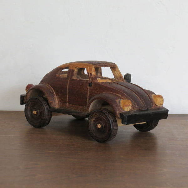 Handcarved Toy VW Bug