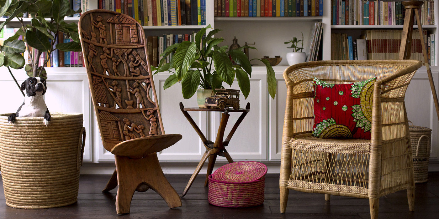 Warm Heart Bohemian: featuring Malawi Chairs, Tables and Home Decor