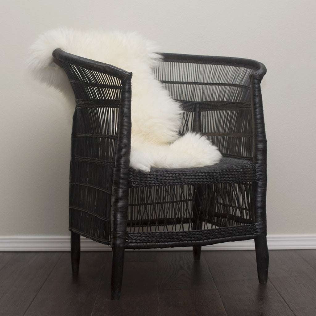Set of 4 Woven Malawi Chairs - Black or mix & match