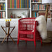 Woven Malawi Chair - Cherry Red