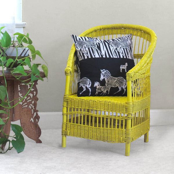 Kid's Woven Malawi Chair - Yellow